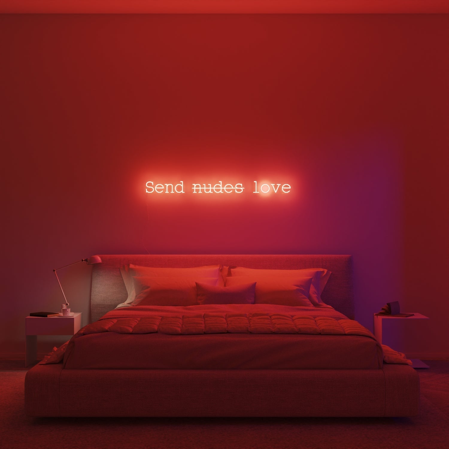 Send love - LED neon sign - YELLOWPOP UK