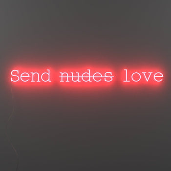 Send love - LED neon sign - YELLOWPOP UK