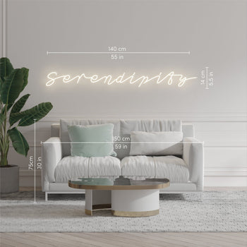 Serendipity - LED neon sign - YELLOWPOP UK