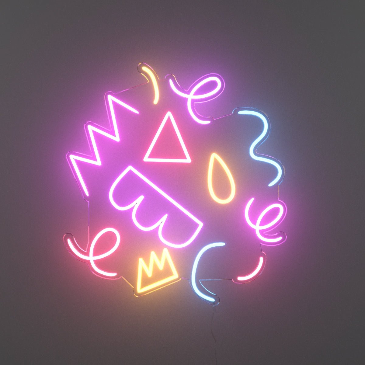 Shape Up by Emily Eldridge - LED Neon Sign - YELLOWPOP UK