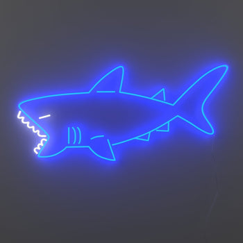 Shark - LED neon sign - YELLOWPOP UK