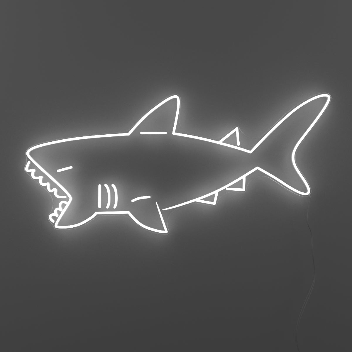 Shark - LED neon sign - YELLOWPOP UK