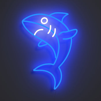 Sharky - LED neon sign - YELLOWPOP UK