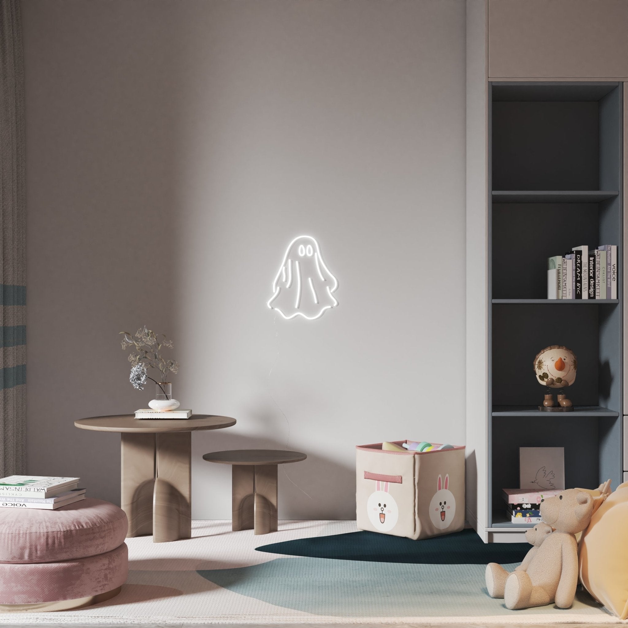 Sheet Ghost - LED neon sign - YELLOWPOP UK