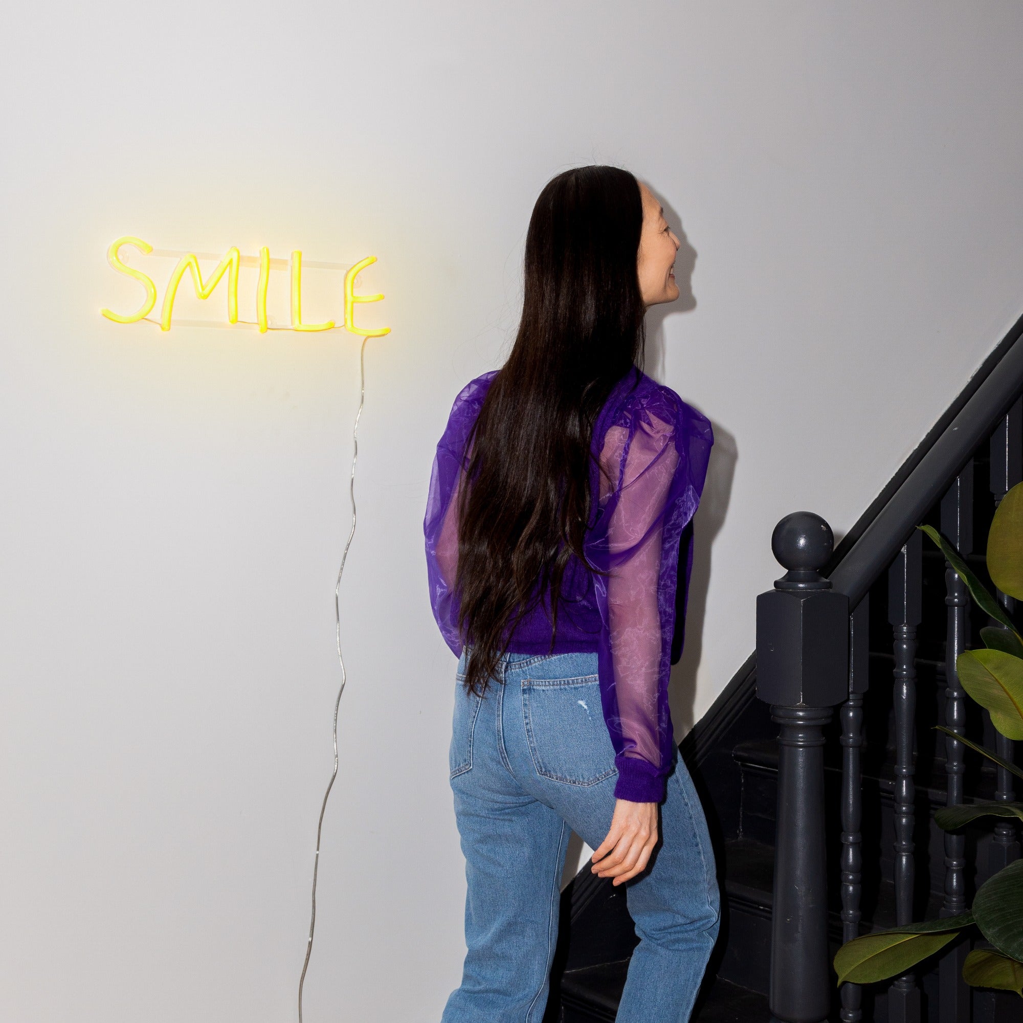 Smile, LED neon sign - YELLOWPOP UK