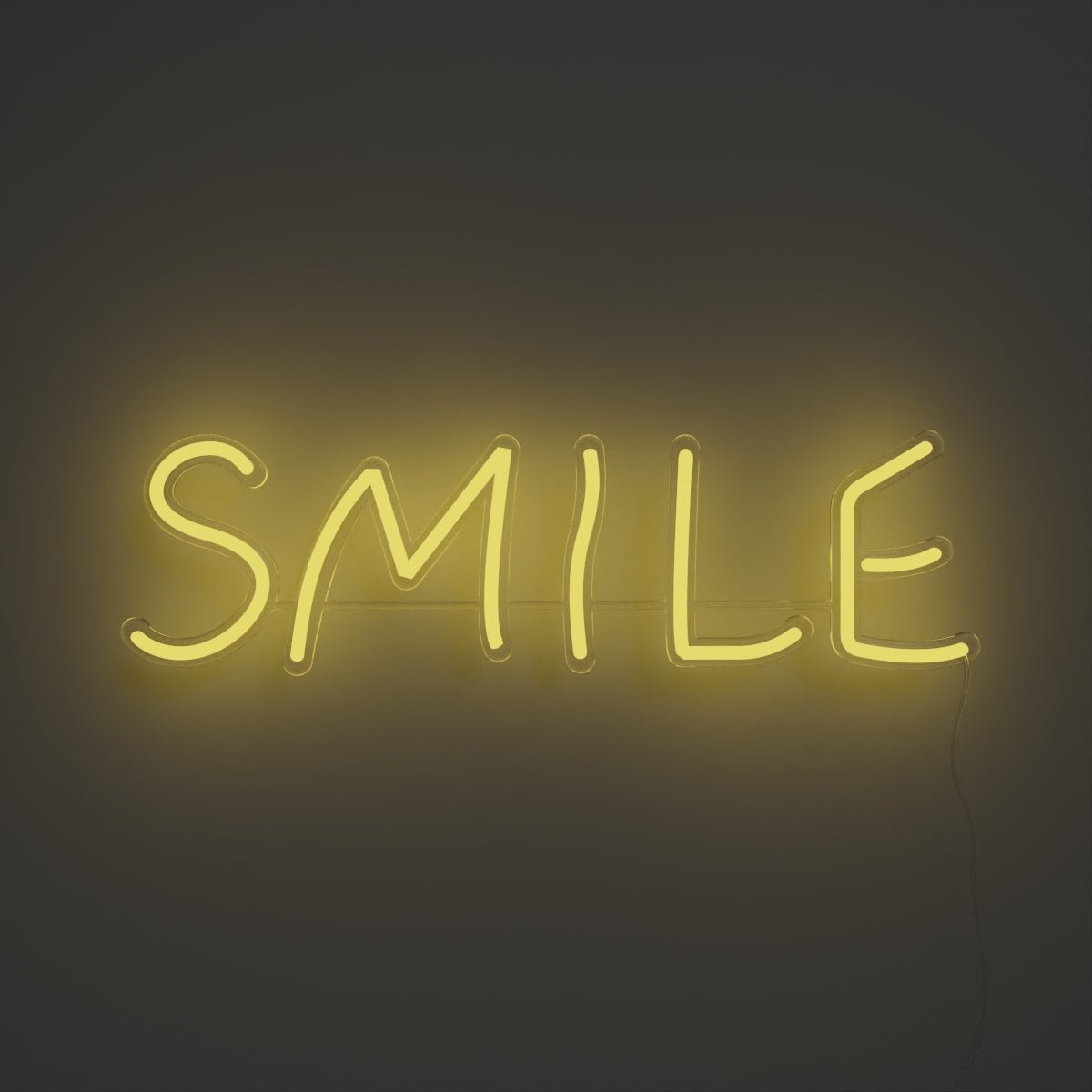 Smile, LED neon sign - YELLOWPOP UK