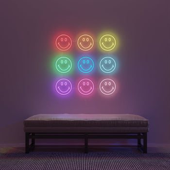 Smiley Wall by Smiley®, LED neon sign - YELLOWPOP UK