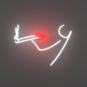 Smoking by Clara Bergel - LED Neon Sign - YELLOWPOP UK