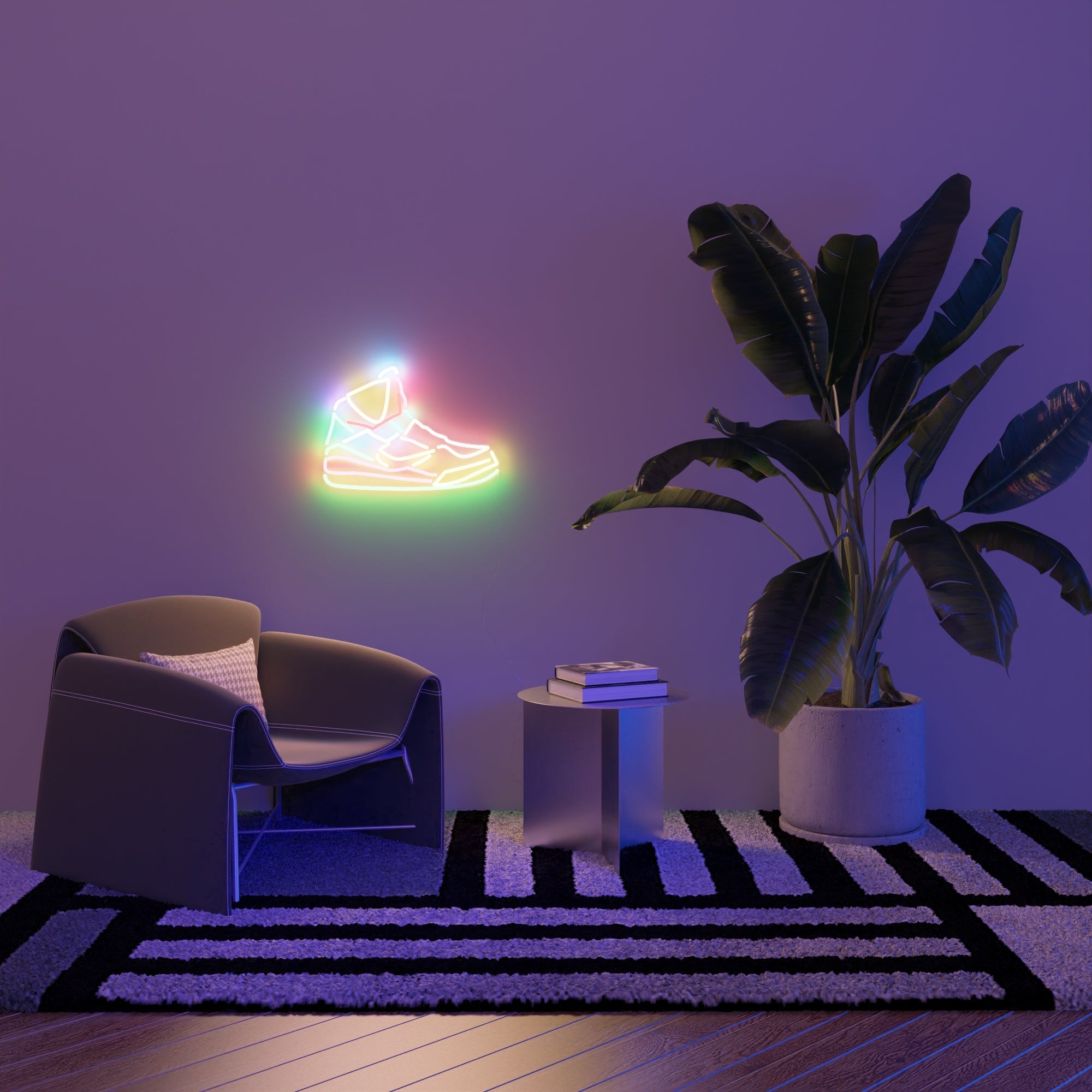 Sneaker by Yoni Alter, LED neon sign - YELLOWPOP UK