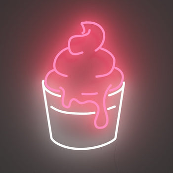 Soft serve (Ice cream), LED Neon Sign - YELLOWPOP UK