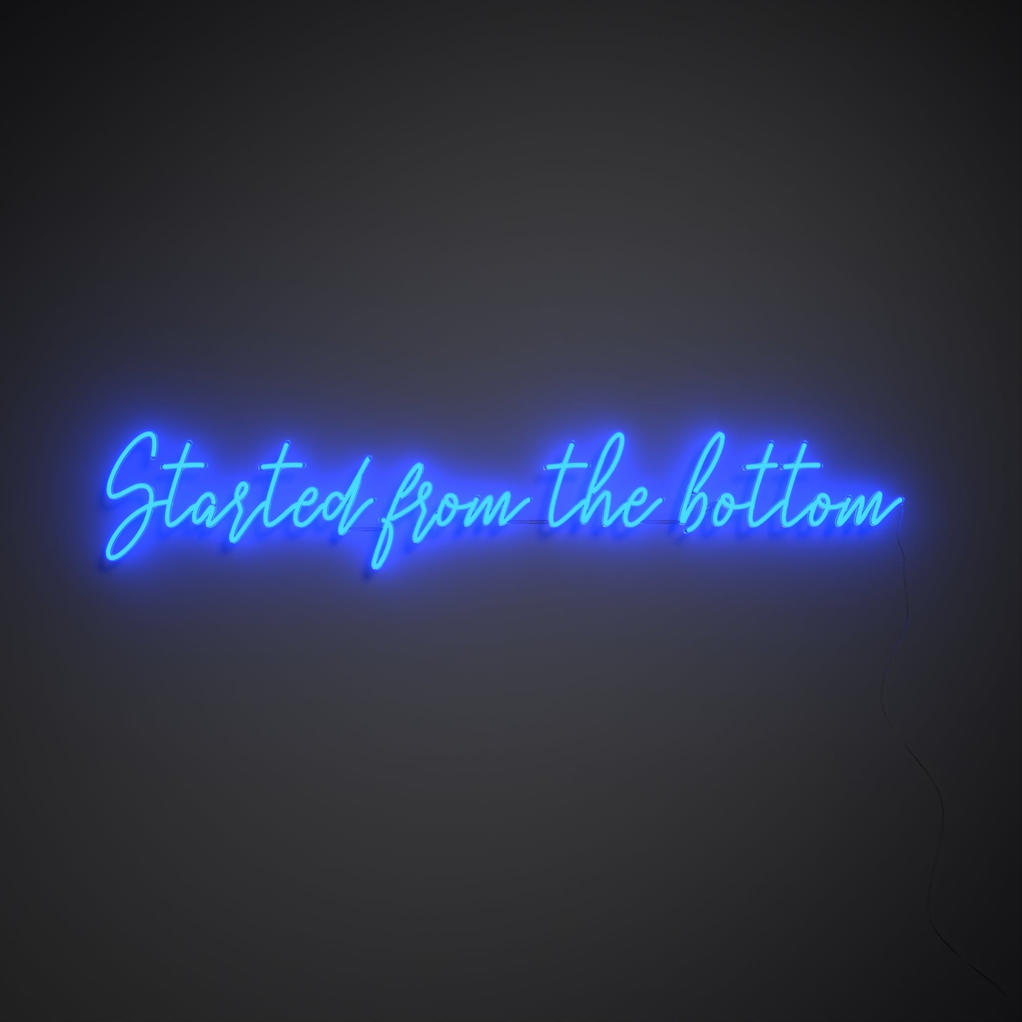 Started from the bottom - LED neon sign - YELLOWPOP UK