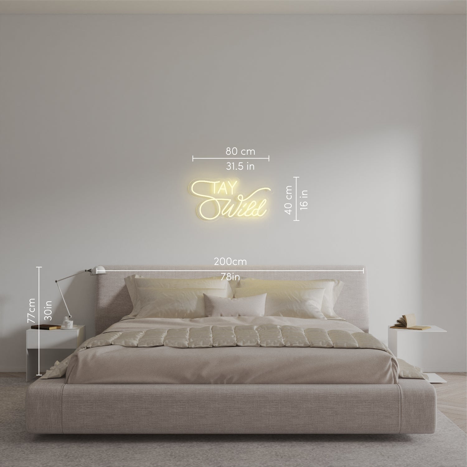 Stay Wild - LED neon sign - YELLOWPOP UK
