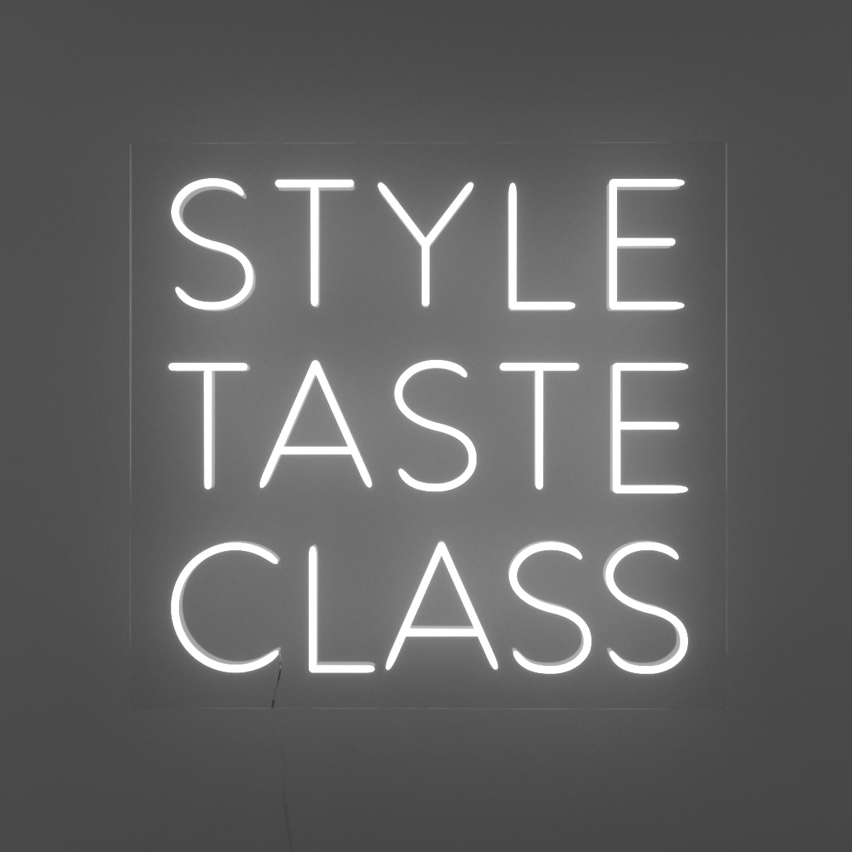 Style, Taste, Class by Bobby Berk, LED neon sign - YELLOWPOP UK