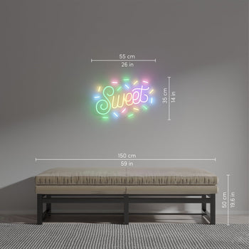 Sweet by Joanna Behar - LED Neon Sign - YELLOWPOP UK