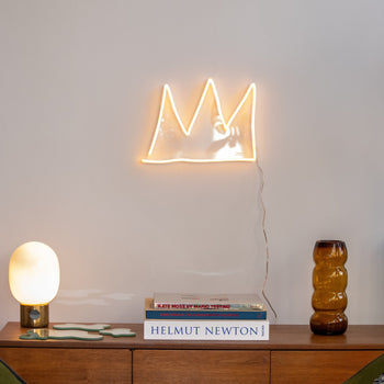 The Crown YP x Jean Michel Basquiat, LED neon sign - YELLOWPOP UK