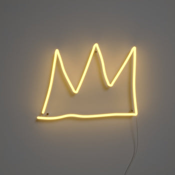 The Crown YP x Jean Michel Basquiat, LED neon sign - YELLOWPOP UK