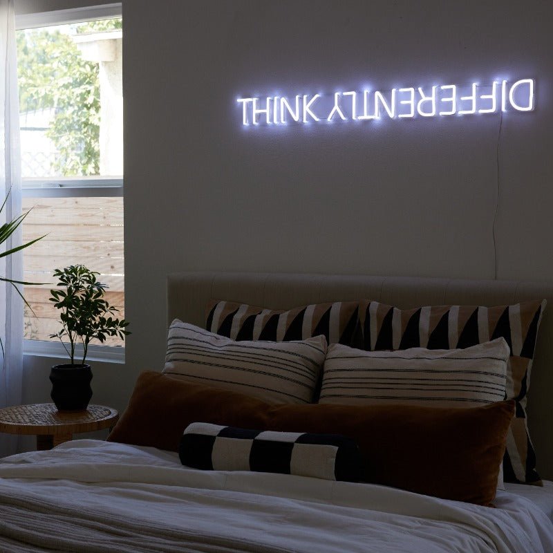 Think Differently by Bobby Berk, LED neon sign - YELLOWPOP UK