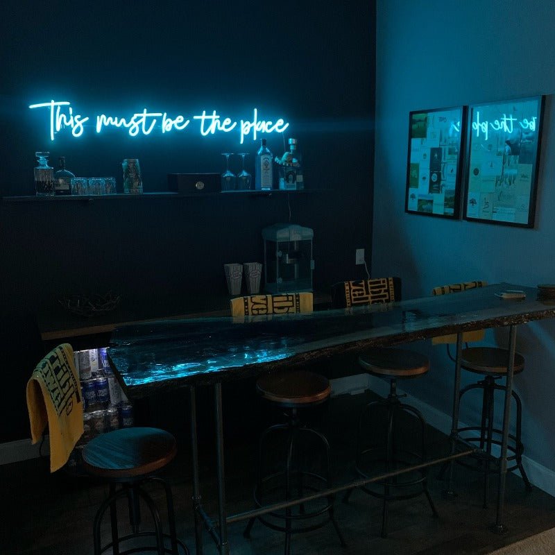 This must be the place - LED neon sign - YELLOWPOP UK
