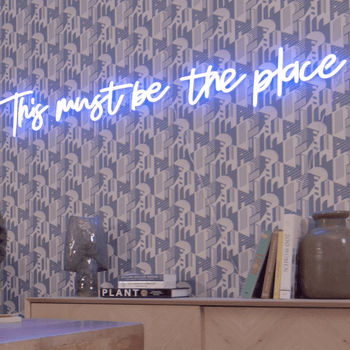 This must be the place - LED neon sign - YELLOWPOP UK