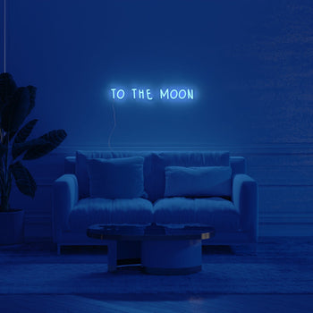 To the moon - LED neon sign - YELLOWPOP UK