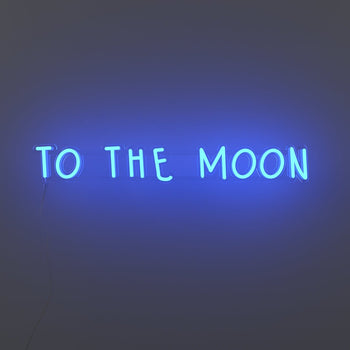 To the moon - LED neon sign - YELLOWPOP UK