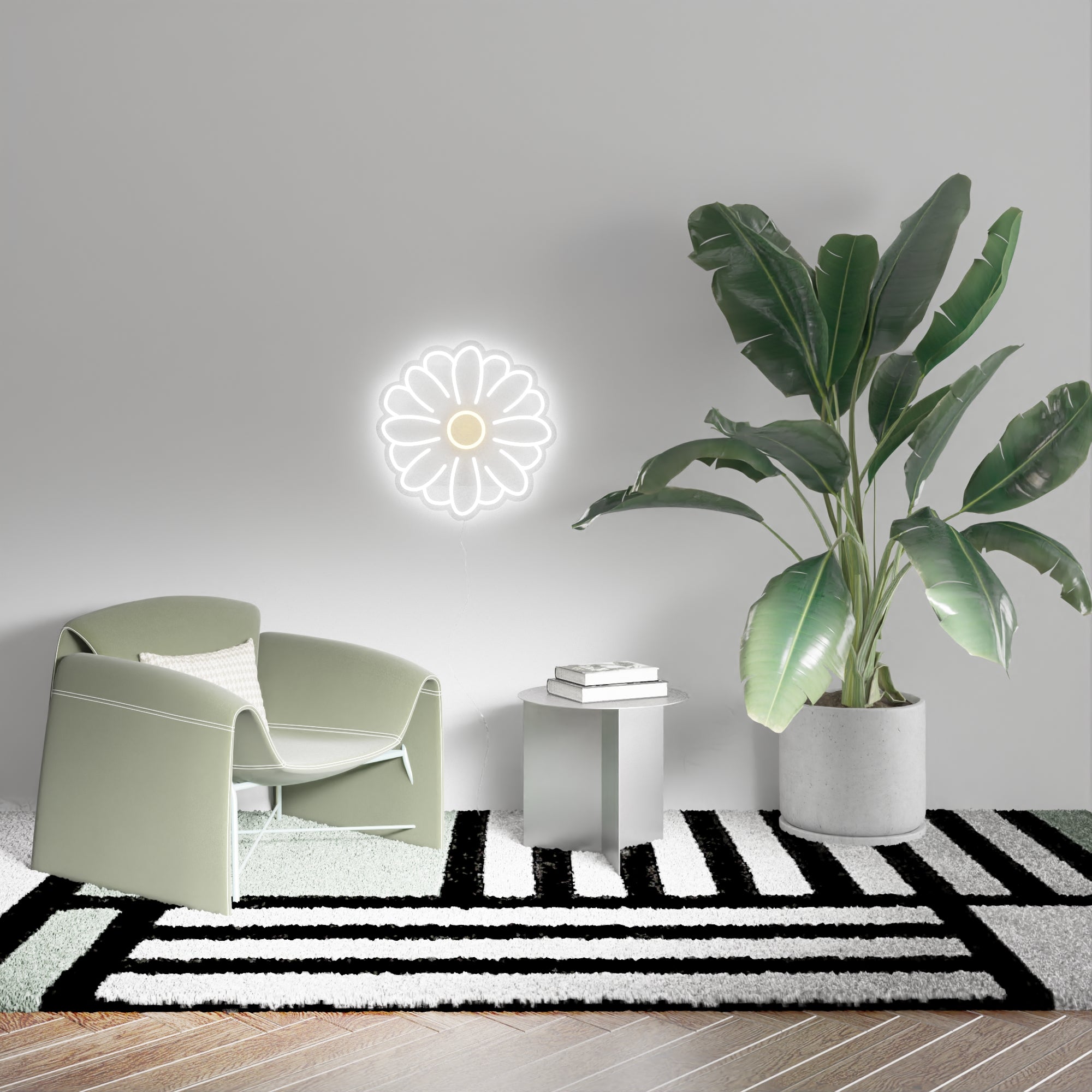 Tripping Daisy, LED neon sign - YELLOWPOP UK