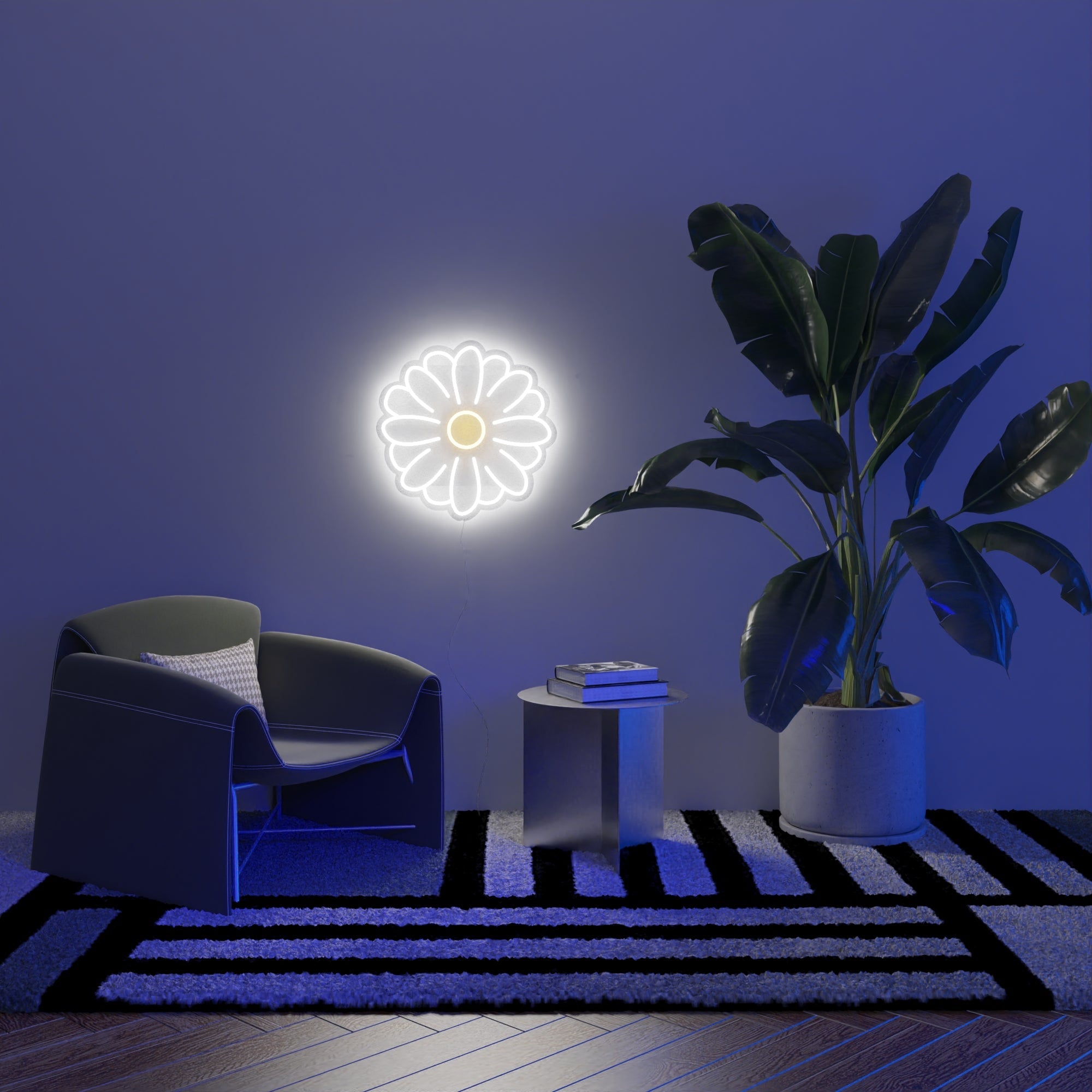 Tripping Daisy, LED neon sign - YELLOWPOP UK