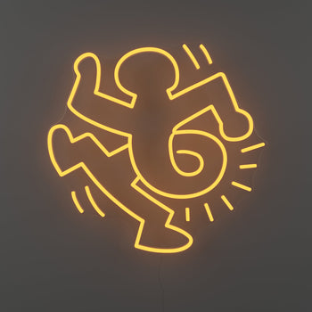 Twisted Man, YP x Keith Haring, LED neon sign - YELLOWPOP UK