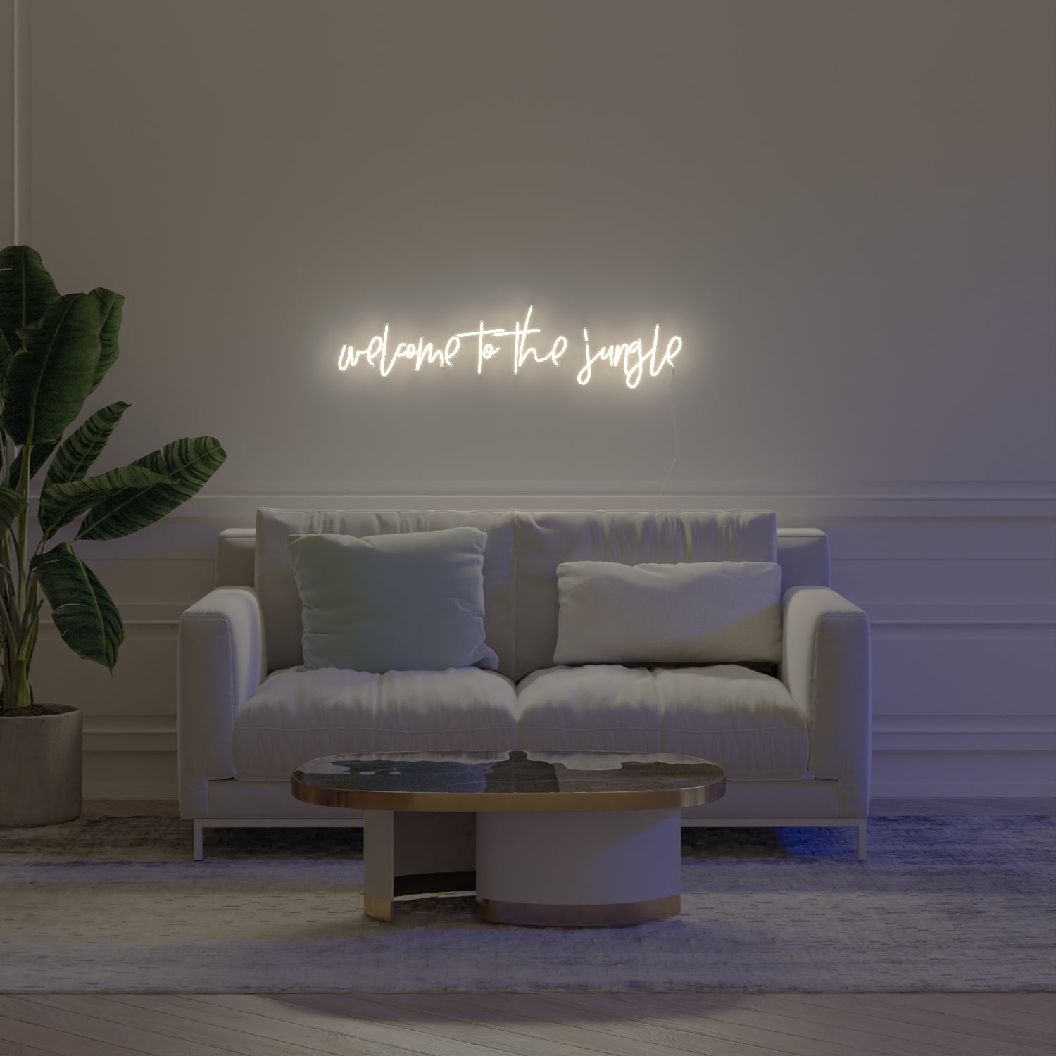 Welcome to the jungle - LED neon sign - YELLOWPOP UK