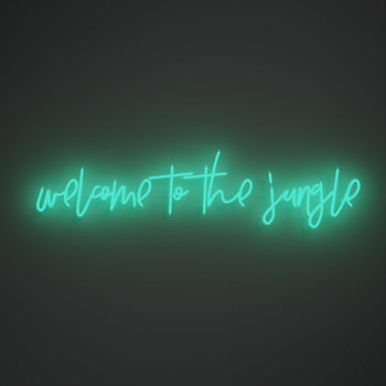 Welcome to the jungle - LED neon sign - YELLOWPOP UK