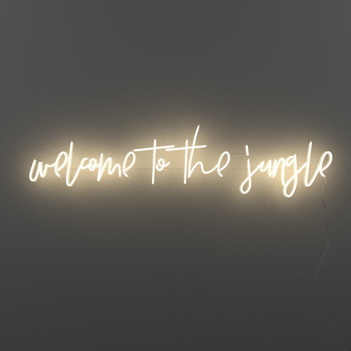 Welcome to the jungle - LED neon sign - YELLOWPOP UK