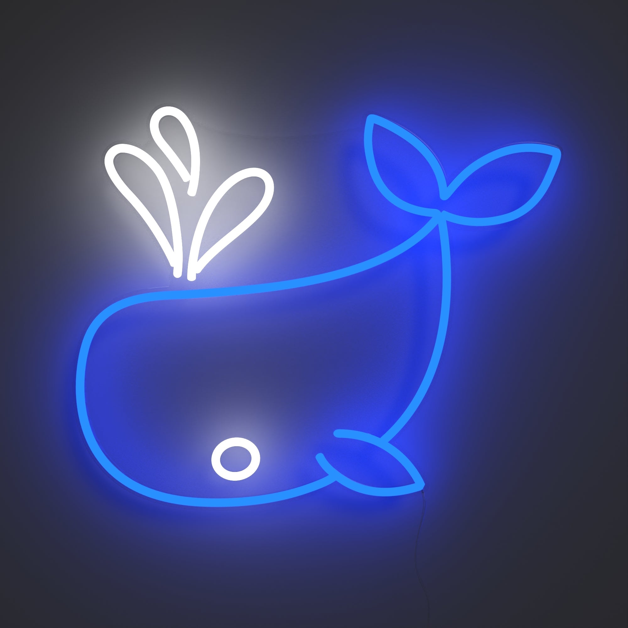 Whale Pal - LED neon sign - YELLOWPOP UK