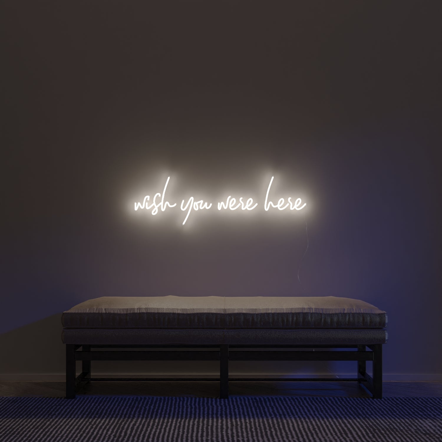 Wish you were here - LED neon sign - YELLOWPOP UK