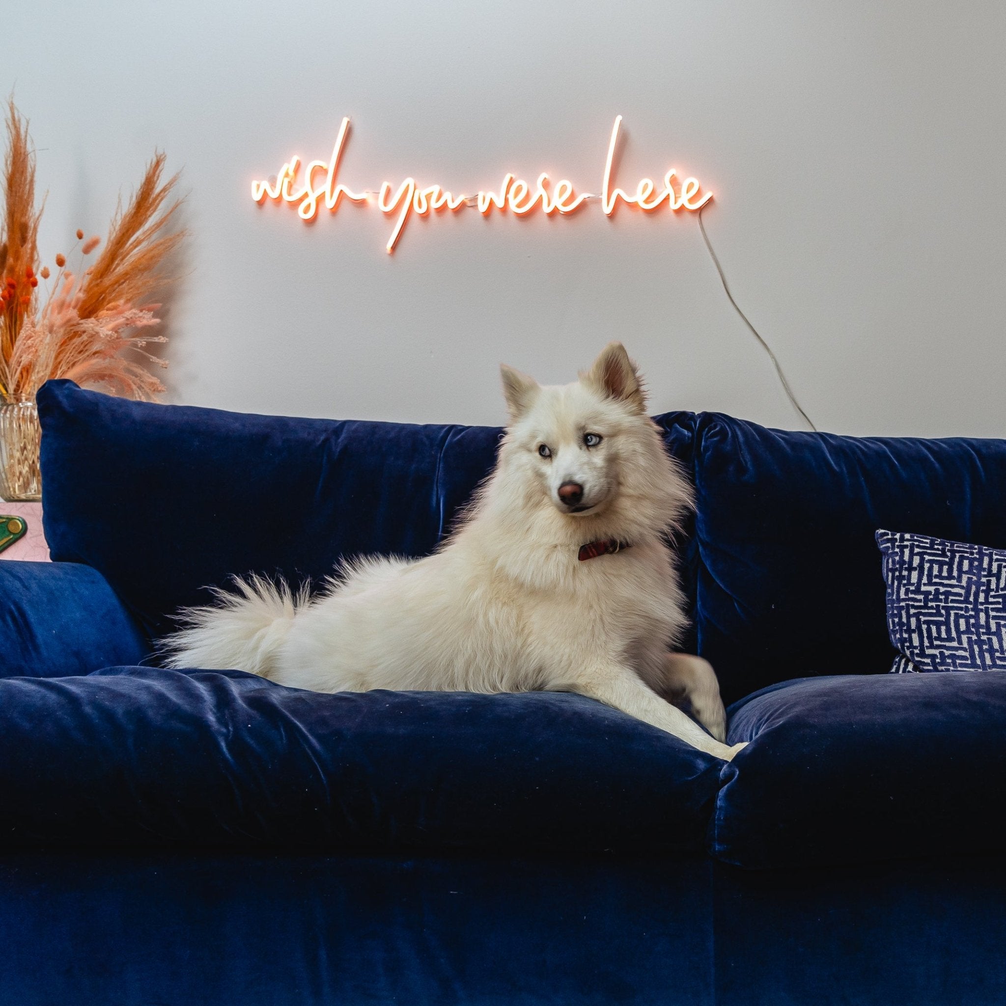 Wish you were here - LED neon sign - YELLOWPOP UK