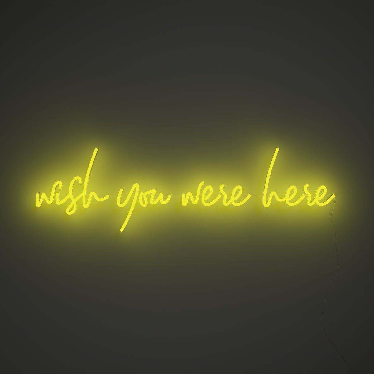 Wish you were store here led sign