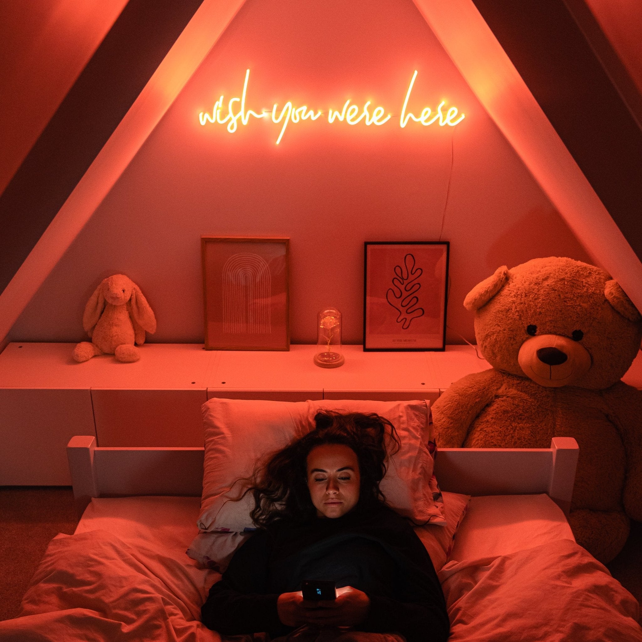 Wish you were here - LED neon sign - YELLOWPOP UK