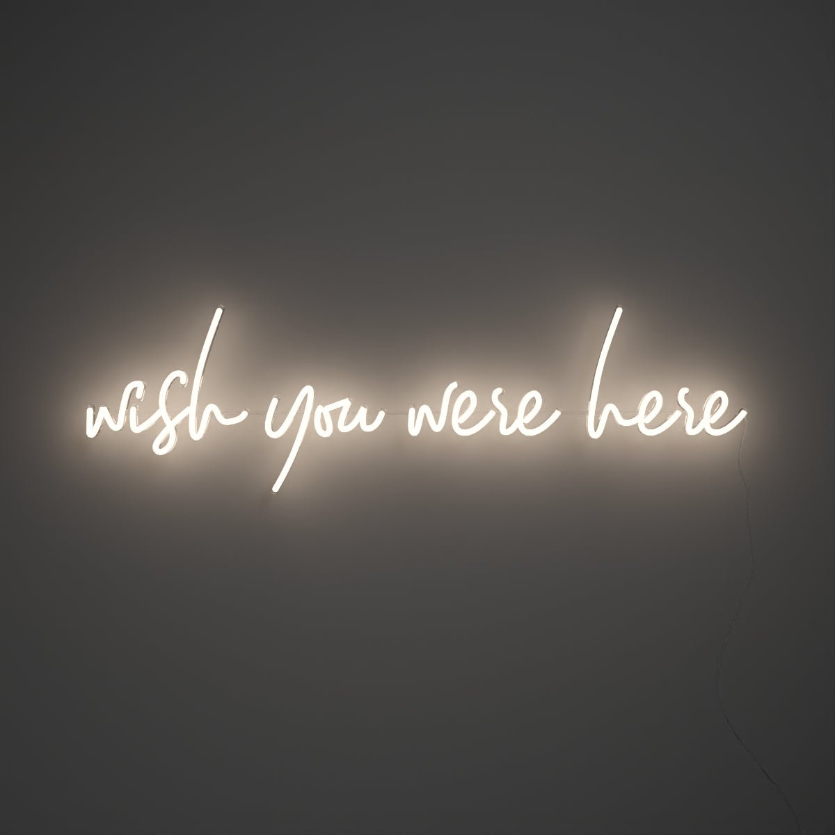 Wish you were here - LED neon sign - YELLOWPOP UK