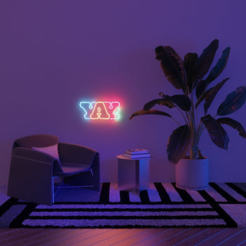 YAY! by Yoni Alter, LED neon sign - YELLOWPOP UK